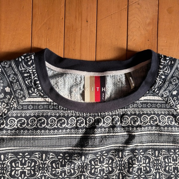 Kith Morrocan Print Seersucker Shirt size 2XL - Picture 3 of 9